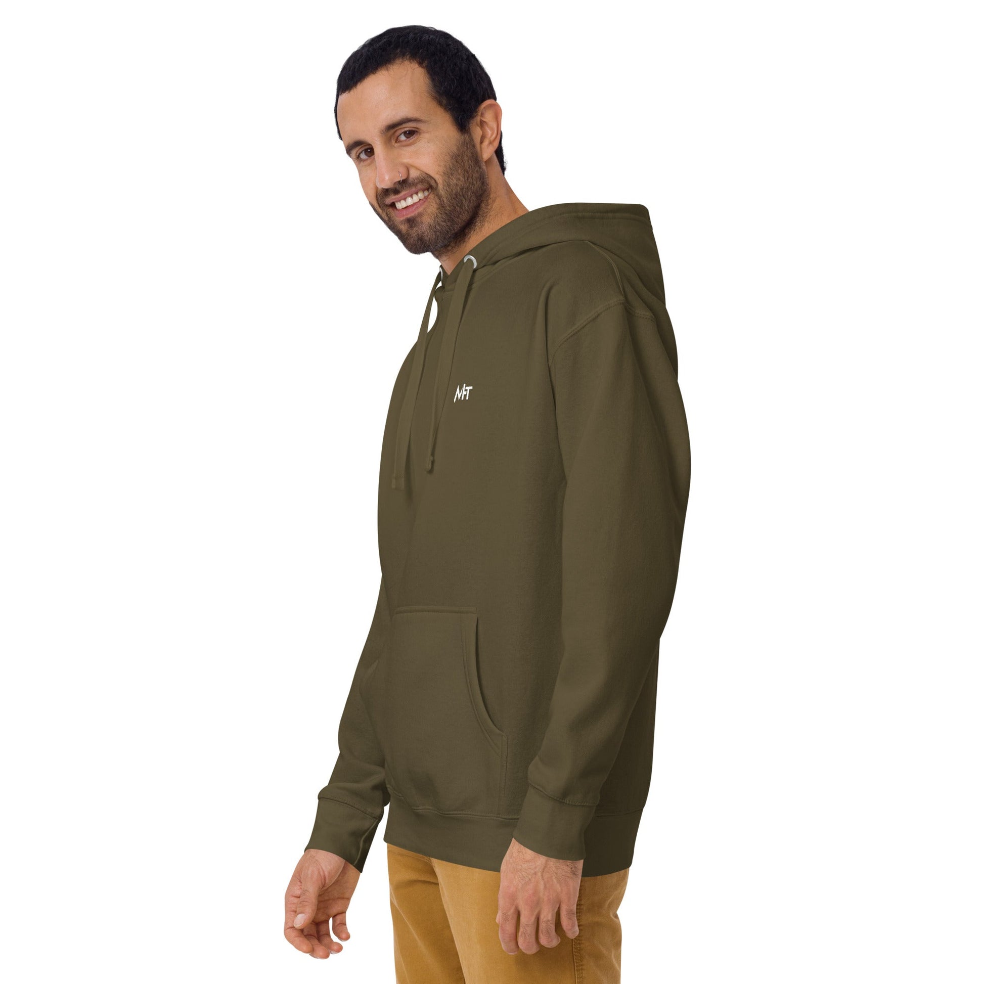 Air, Water, Earth, Fire, Parrot OS - Unisex Hoodie (back print) by DarkByteGear