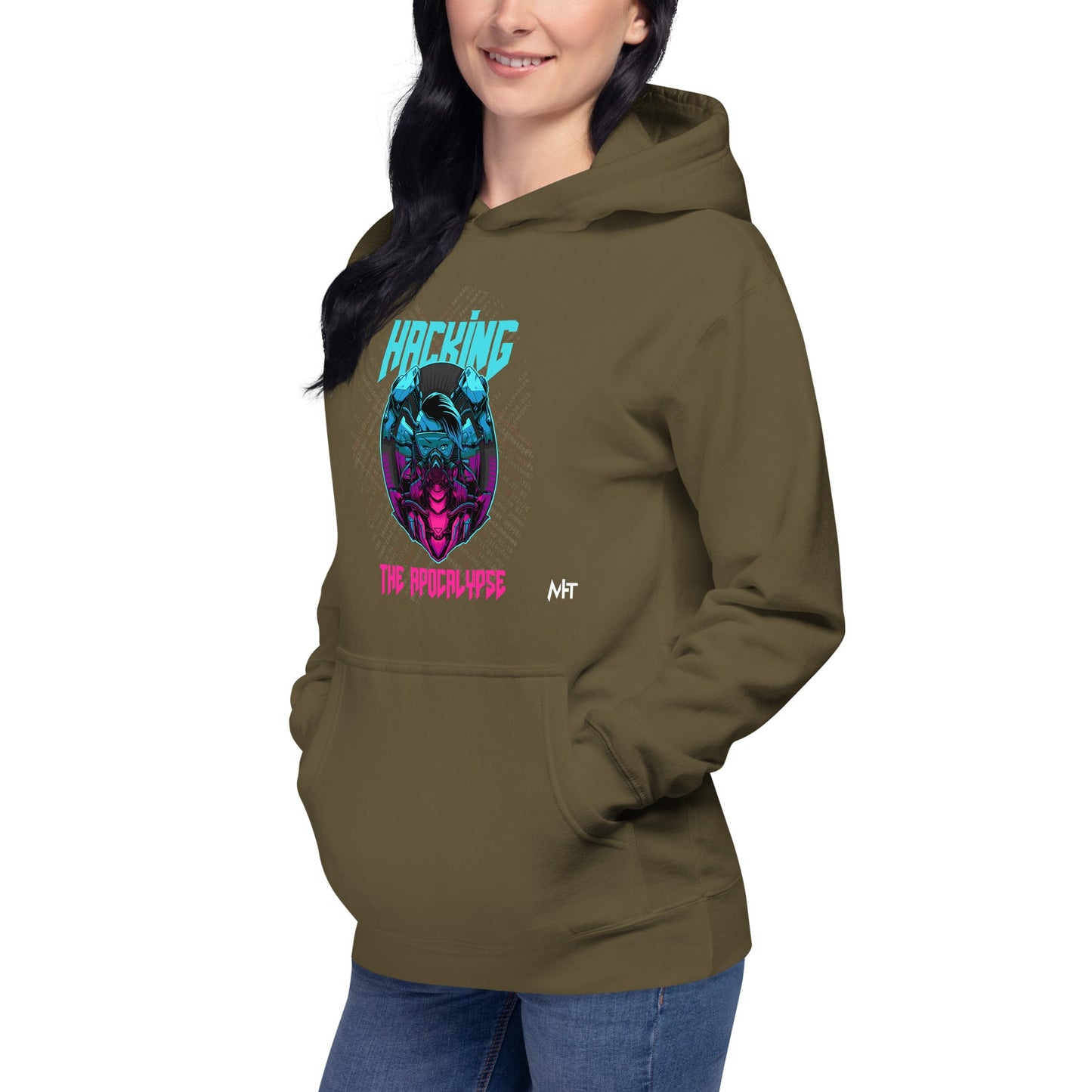 Hacking the apocalypse V2 - Unisex Hoodie by DarkByteGear