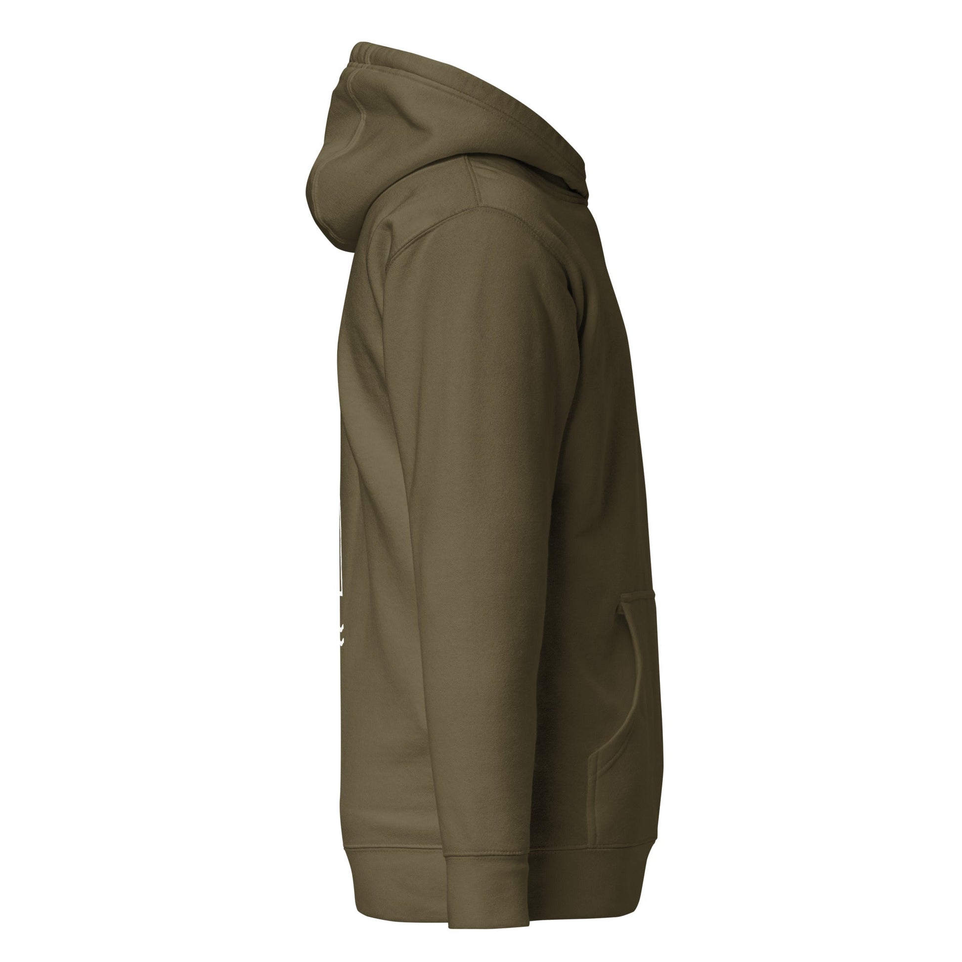 1 2 3 4 5 - Unisex Hoodie (back print) by DarkByteGear