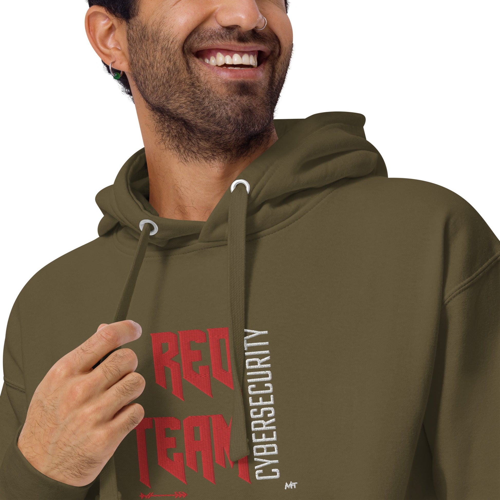Cyber Security Red Team V9 - Unisex Hoodie Embroidered by DarkByteGear