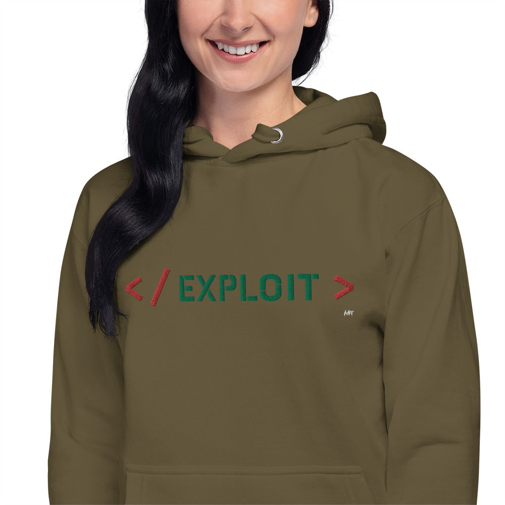 Exploit - Unisex Hoodie (embroidered) by DarkByteGear