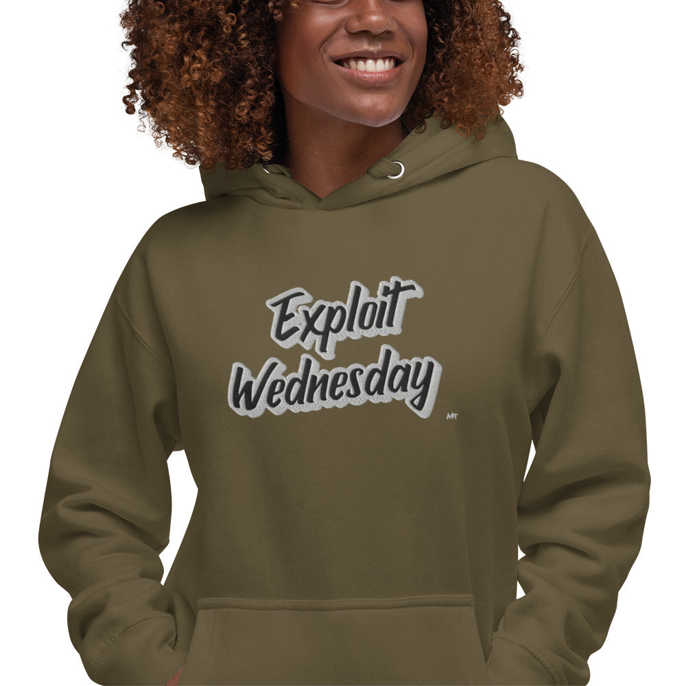 Exploit Wednesday - Unisex Hoodie (embroidered) by DarkByteGear