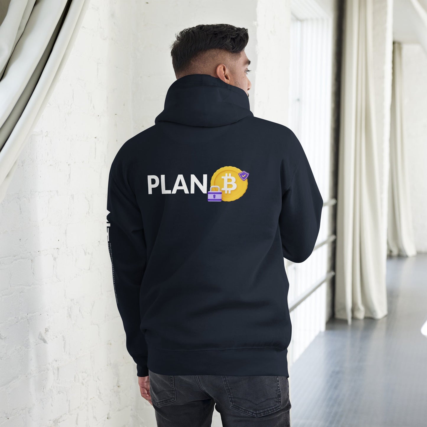 Plan B V9 Unisex Hoodie (back print) by DarkByteGear