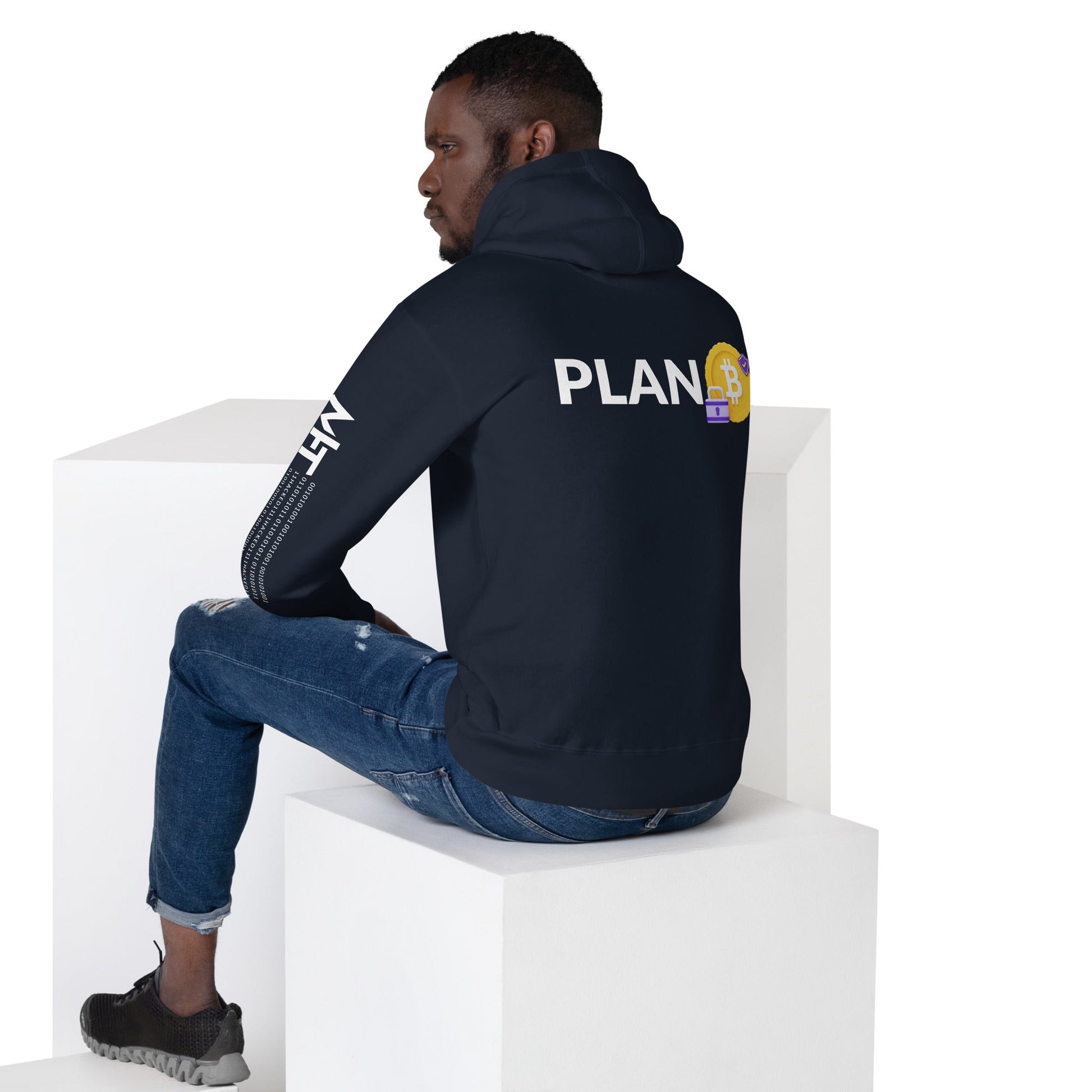 Plan B V9 Unisex Hoodie (back print) by DarkByteGear