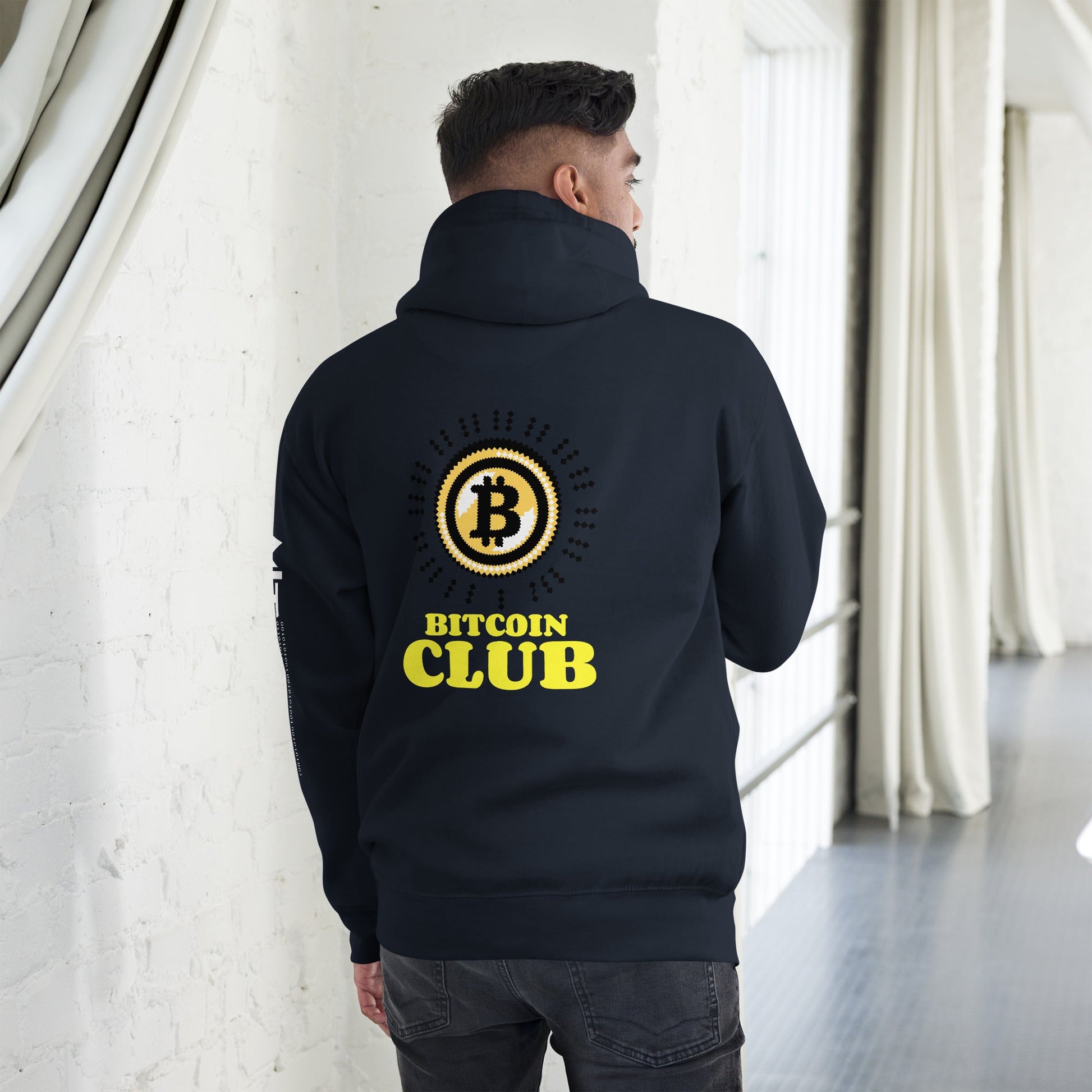 Bit Coin Club 8 bit style - Unisex Hoodie by DarkByteGear