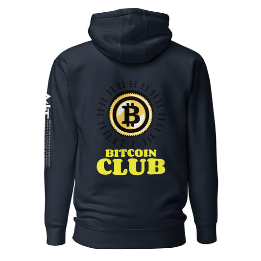 Bit Coin Club 8 bit style - Unisex Hoodie by DarkByteGear
