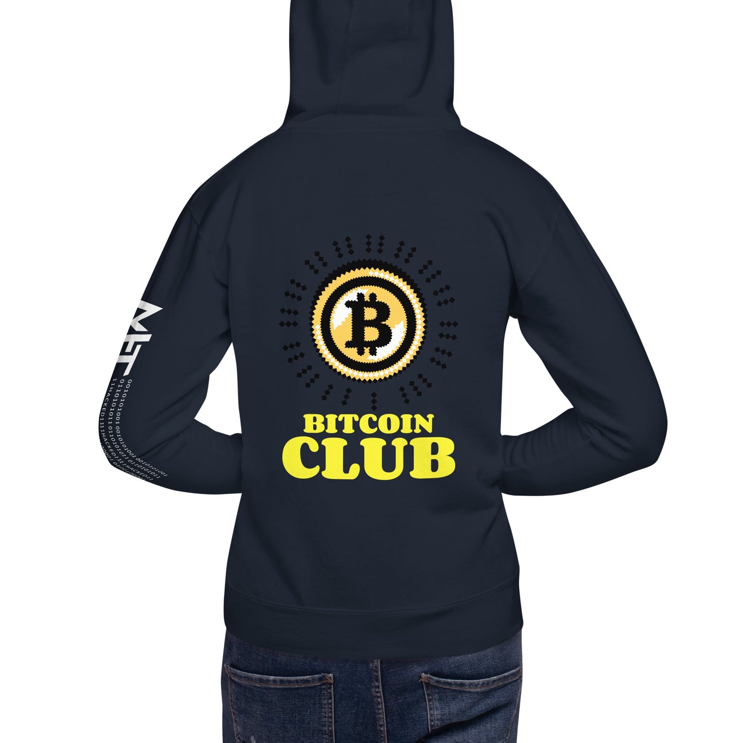 Bit Coin Club 8 bit style - Unisex Hoodie by DarkByteGear
