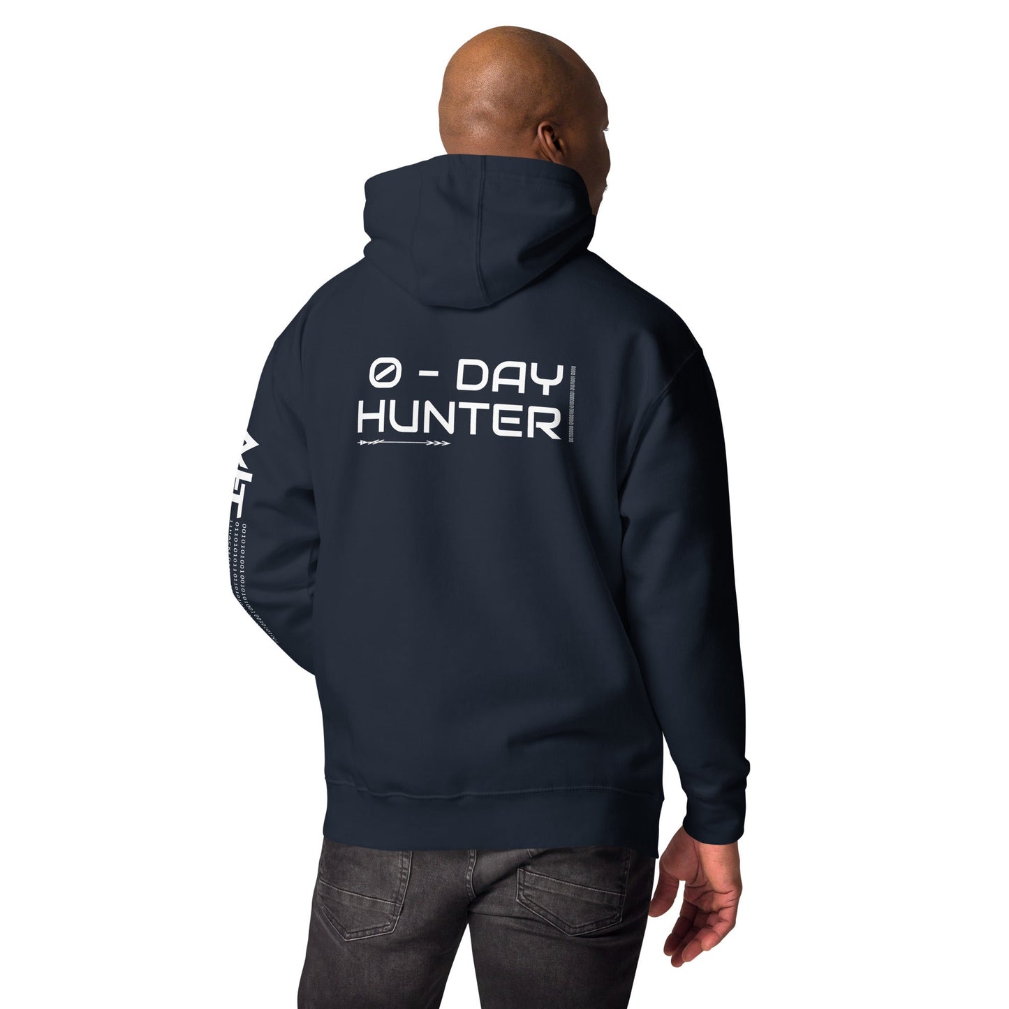 0-day Hunter V1 Unisex Hoodie ( Back Print ) by DarkByteGear