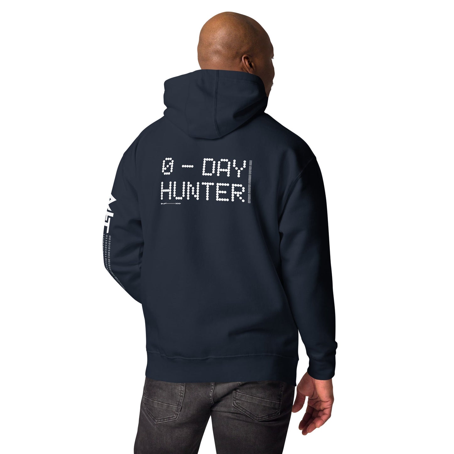 0-day Hunter V2 Unisex Hoodie ( Back Print ) by DarkByteGear