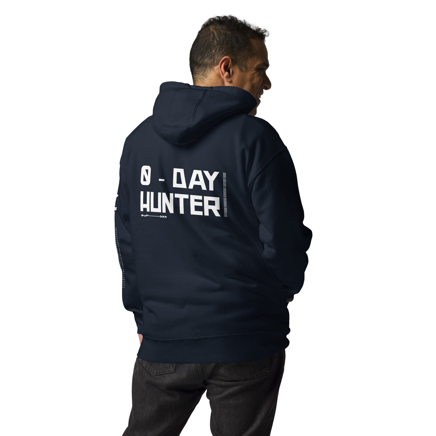 0-day hunter V5 Unisex Hoodie ( Back Print ) by DarkByteGear