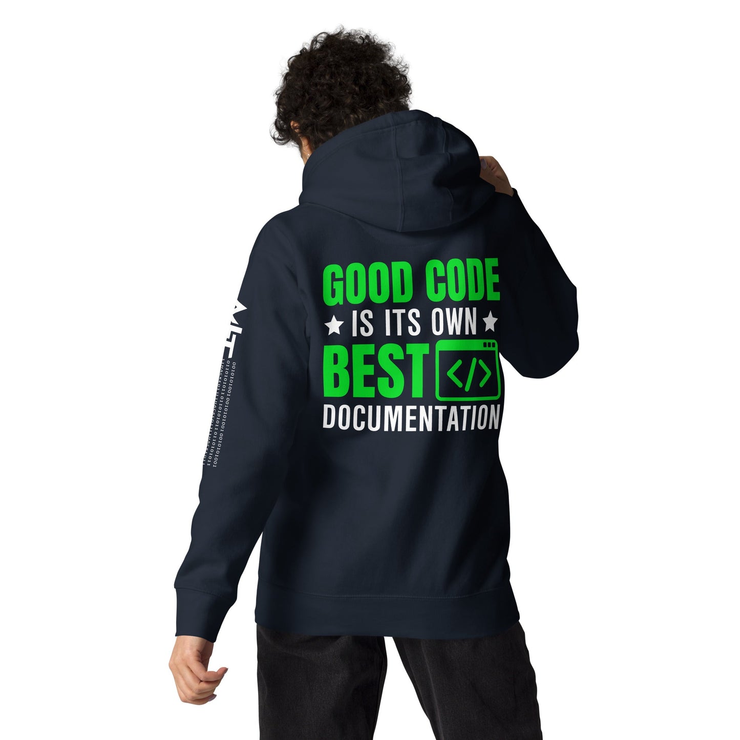 Good Code is in its own best documentationUnisex Hoodie by DarkByteGear