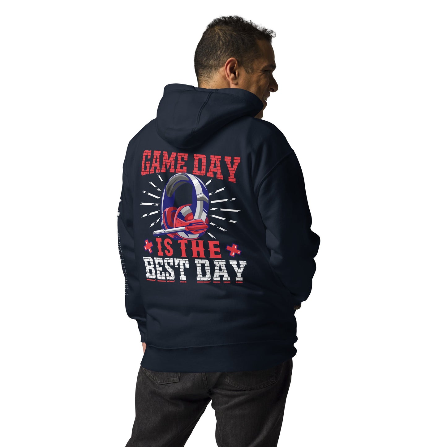 Game Day is the Best Day Shagor Unisex Hoodie ( Back Print ) by DarkByteGear