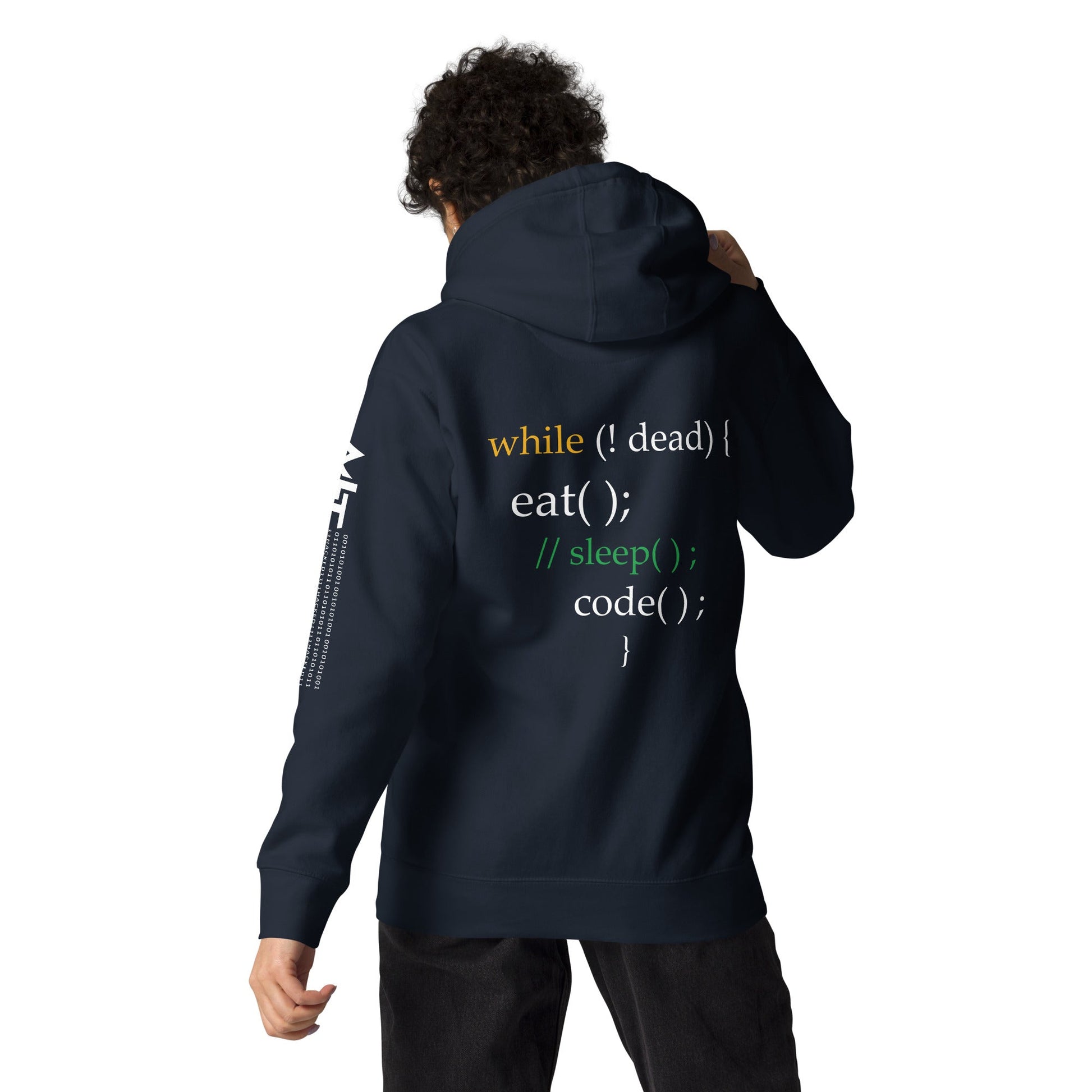 Follow the Link - Unisex Hoodie ( Back Print ) by DarkByteGear
