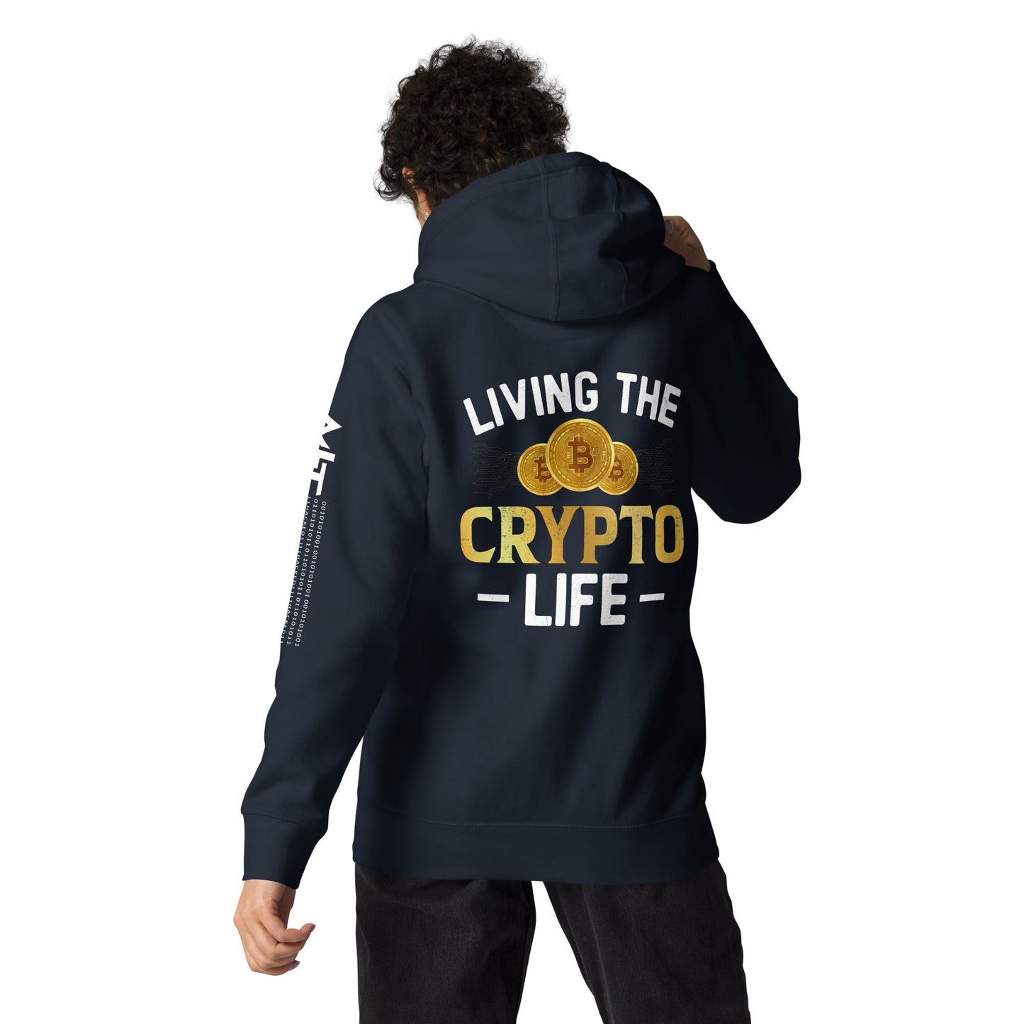 Living the Crypto Life - Unisex Hoodie by DarkByteGear