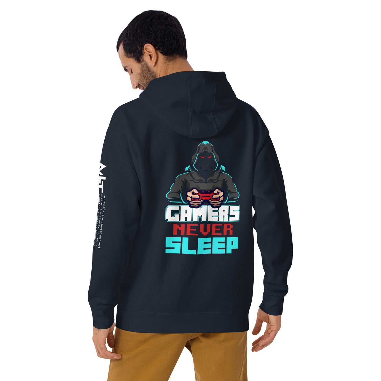 Gamers never Sleep V1 - Unisex Hoodie by DarkByteGear