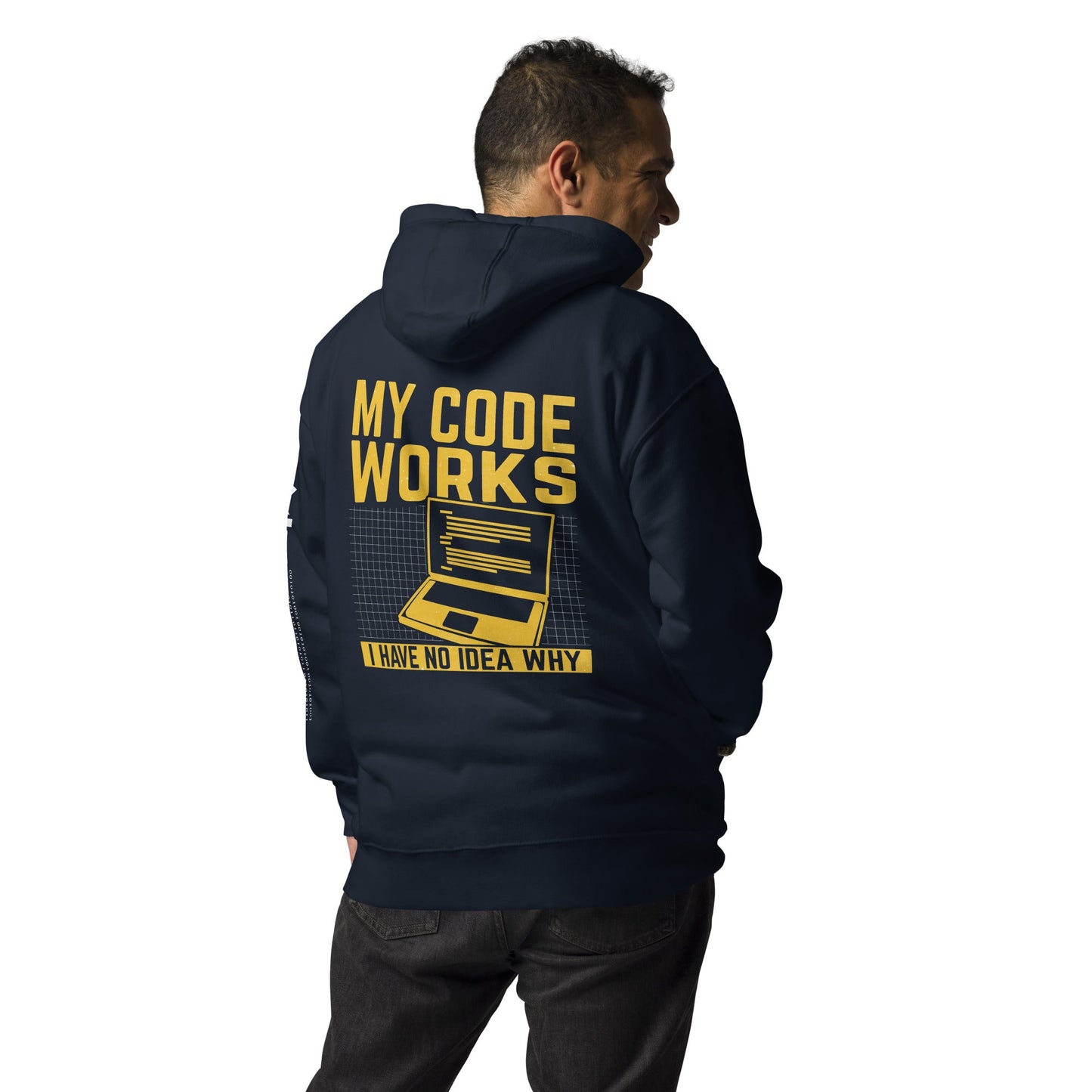 My Code works, I have no Idea why - Unisex Hoodie ( Back Print ) by DarkByteGear