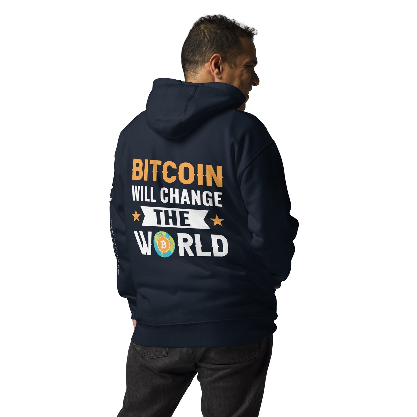 Bitcoin will change the World Unisex Hoodie by DarkByteGear