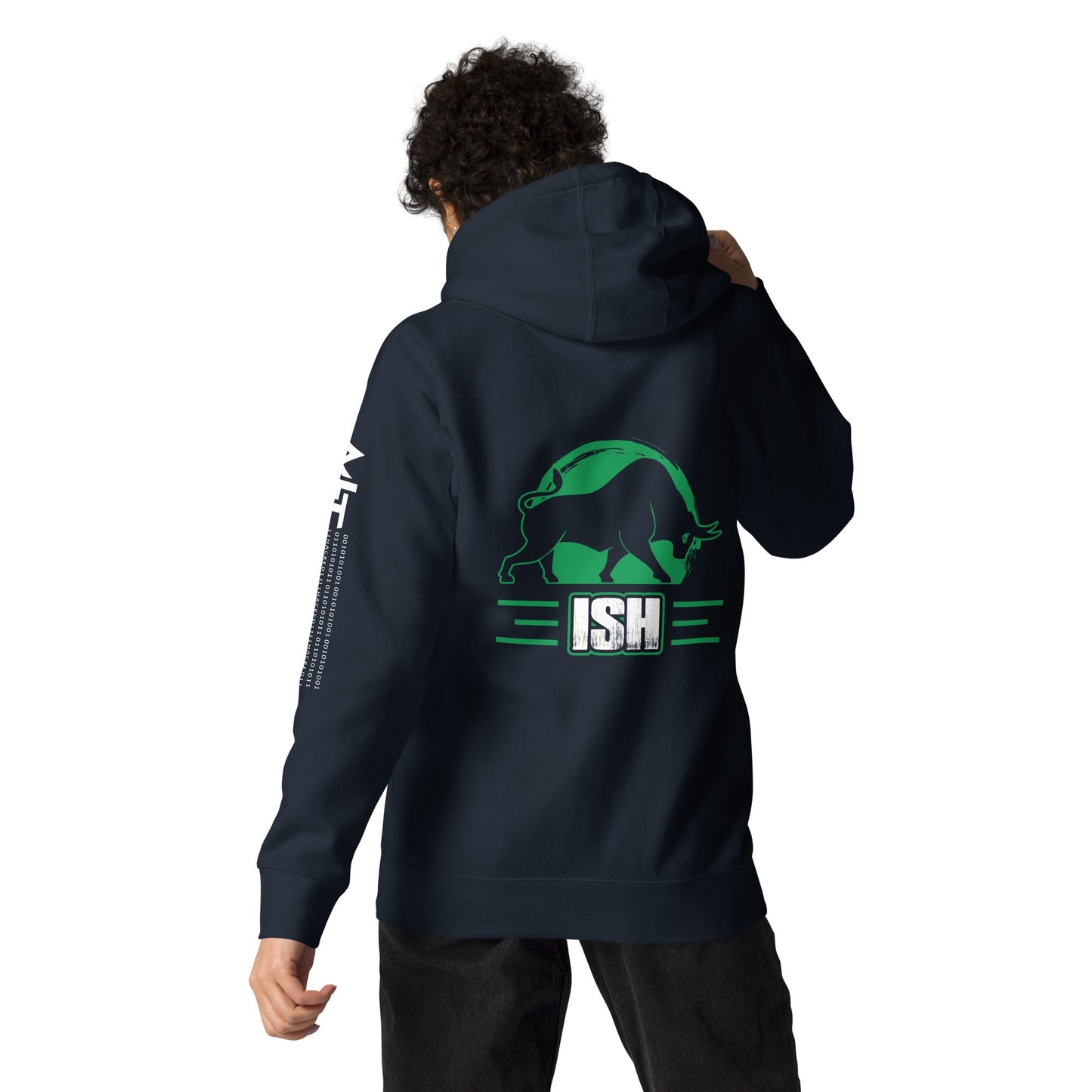 ISH (MAHFUZ) - Unisex Hoodie ( Back Print ) by DarkByteGear