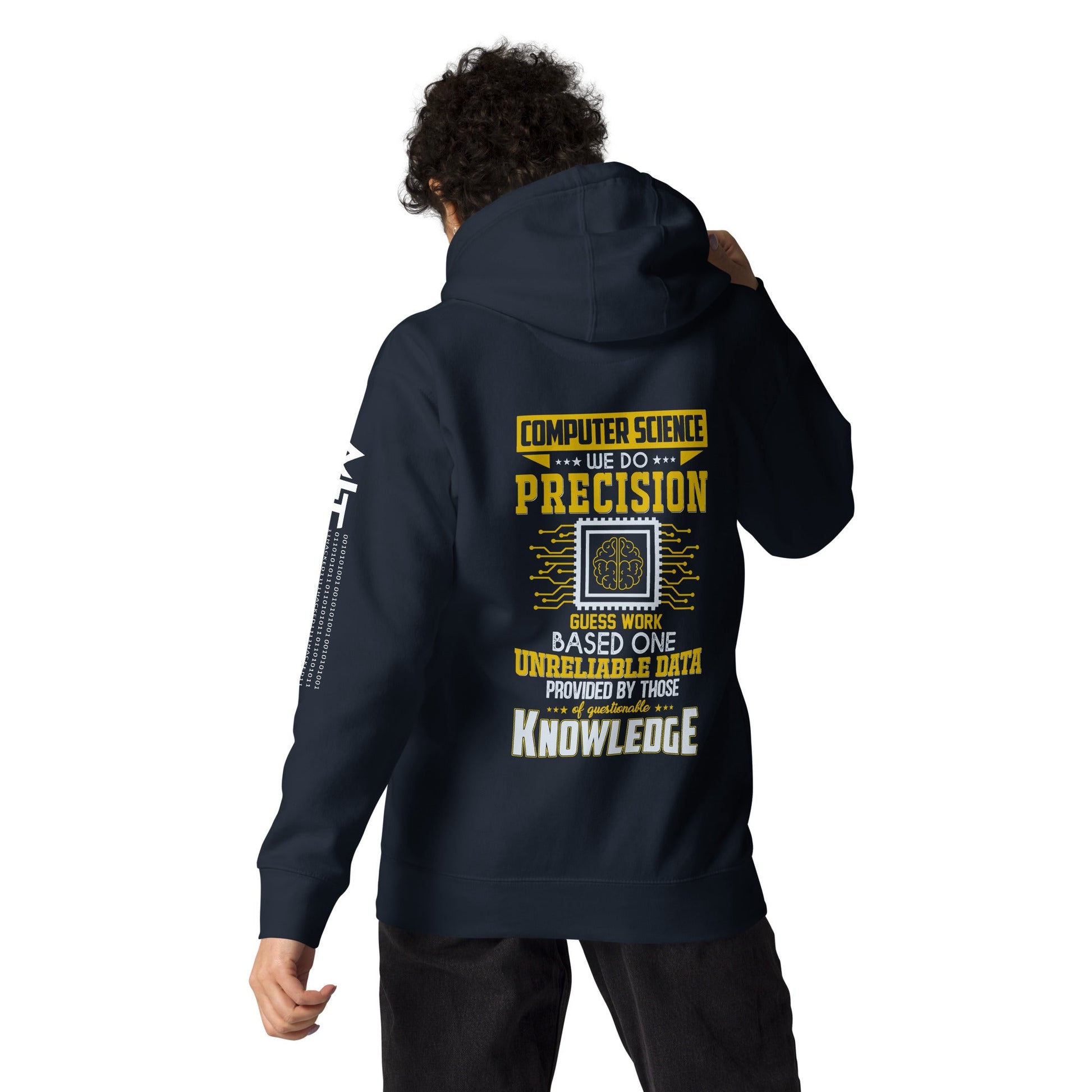 Computer Science: We do V1 - Unisex Hoodie ( Back Print ) by DarkByteGear