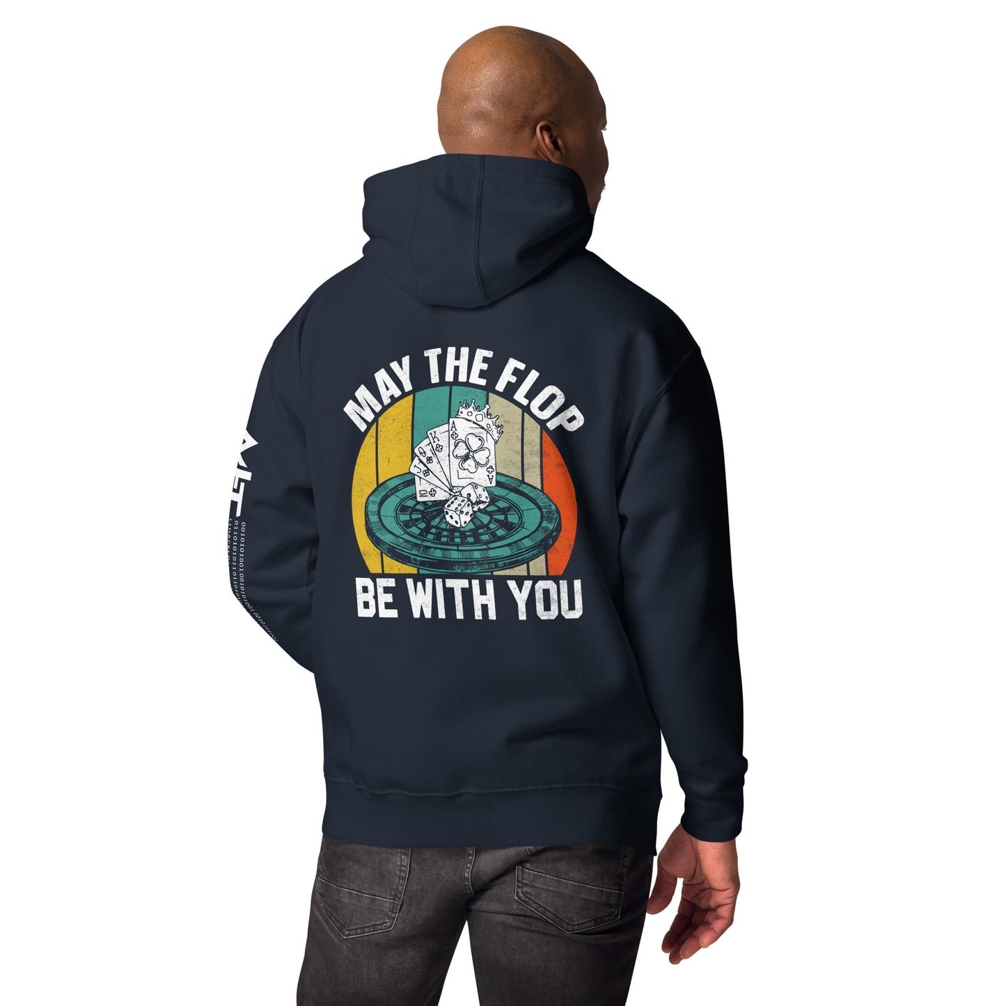 May the Flop be with you - Unisex Hoodie ( Back Print ) by DarkByteGear
