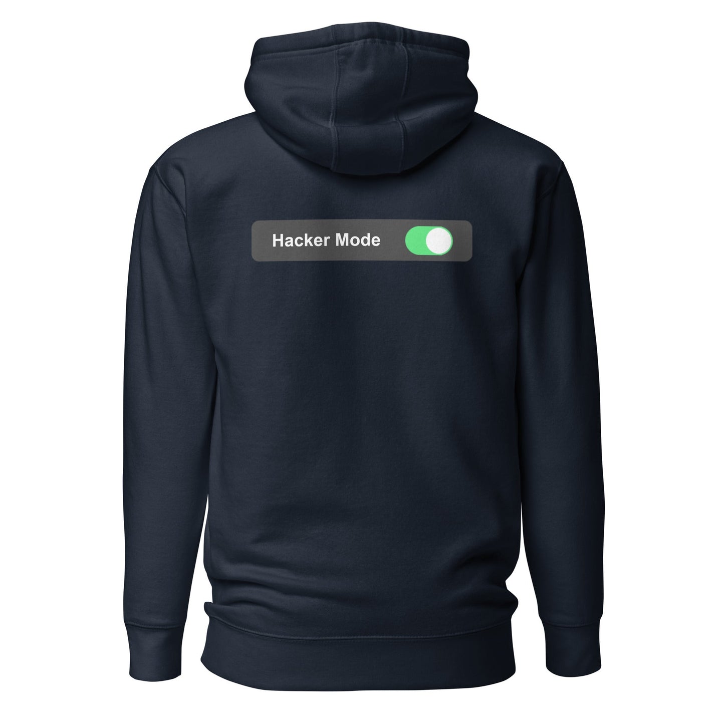 Hacker Mode On - Unisex Hoodie (back print) by DarkByteGear