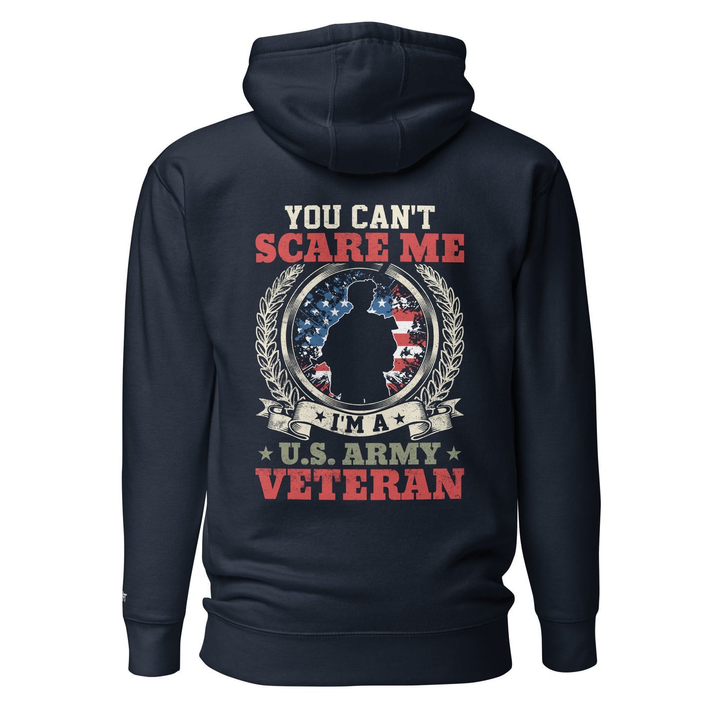 You can't scare me - Unisex Hoodie (back print) by DarkByteGear