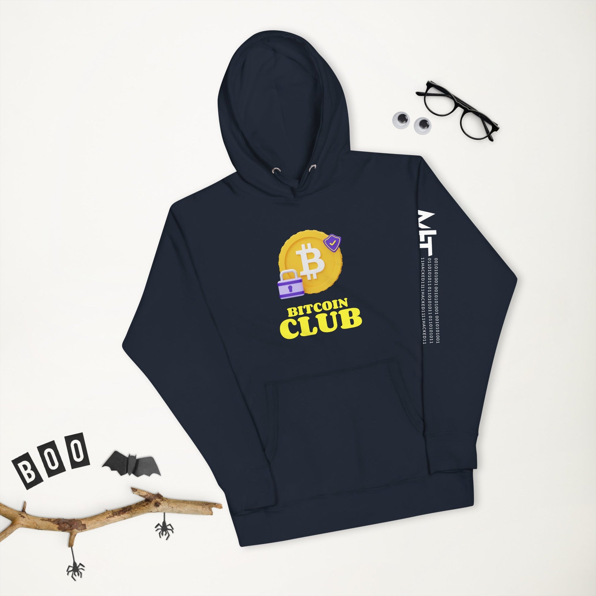 Bitcoin Club V7 - Unisex Hoodie by DarkByteGear