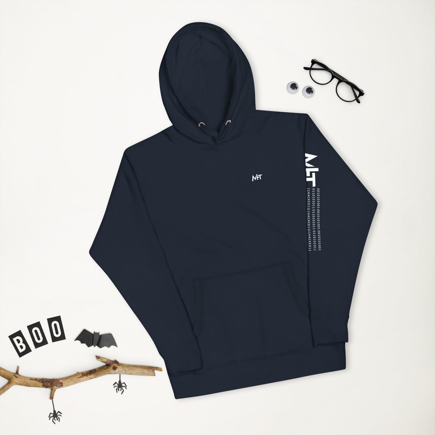 I Candle Stick - Unisex Hoodie ( Back Print ) by DarkByteGear