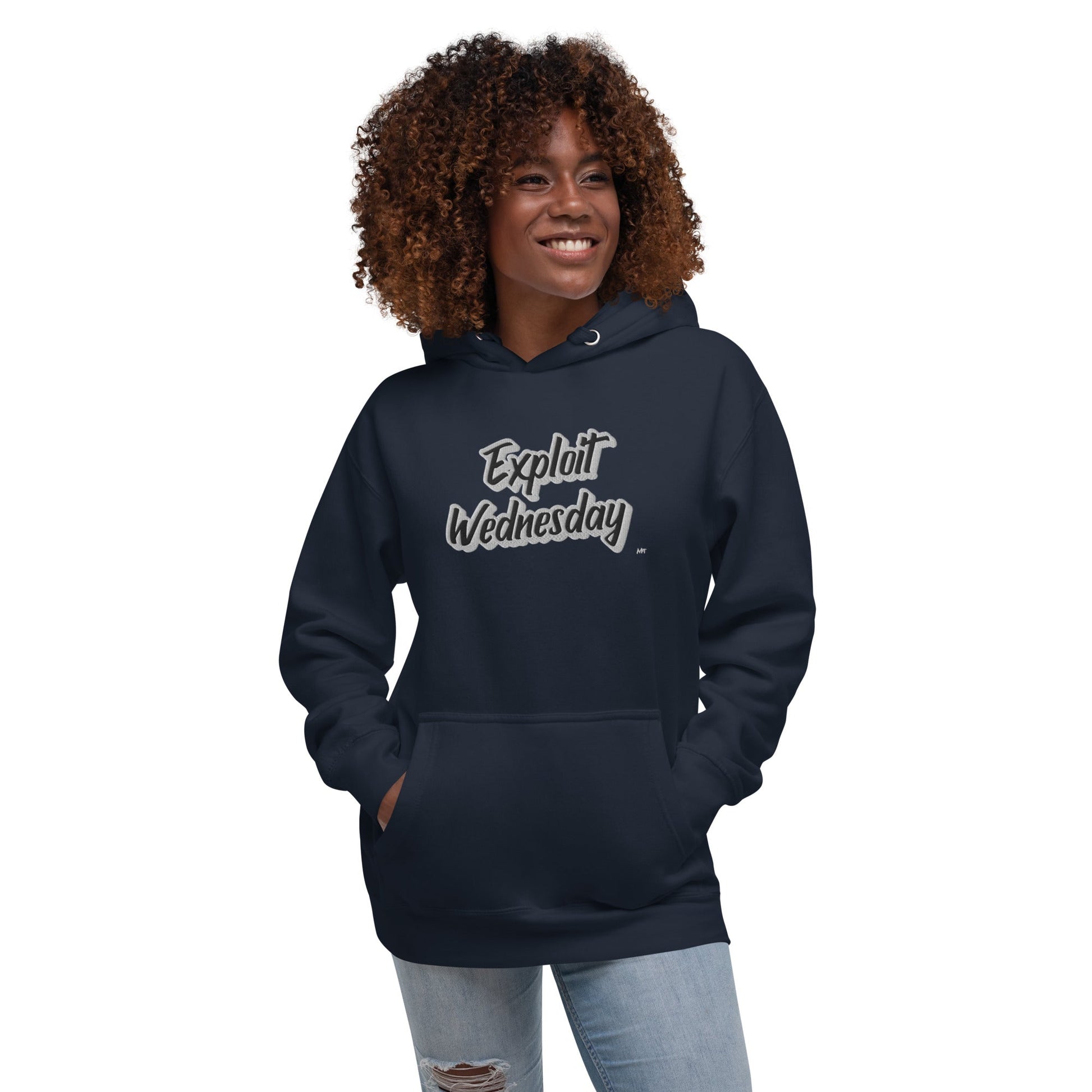 Exploit Wednesday - Unisex Hoodie (embroidered) by DarkByteGear