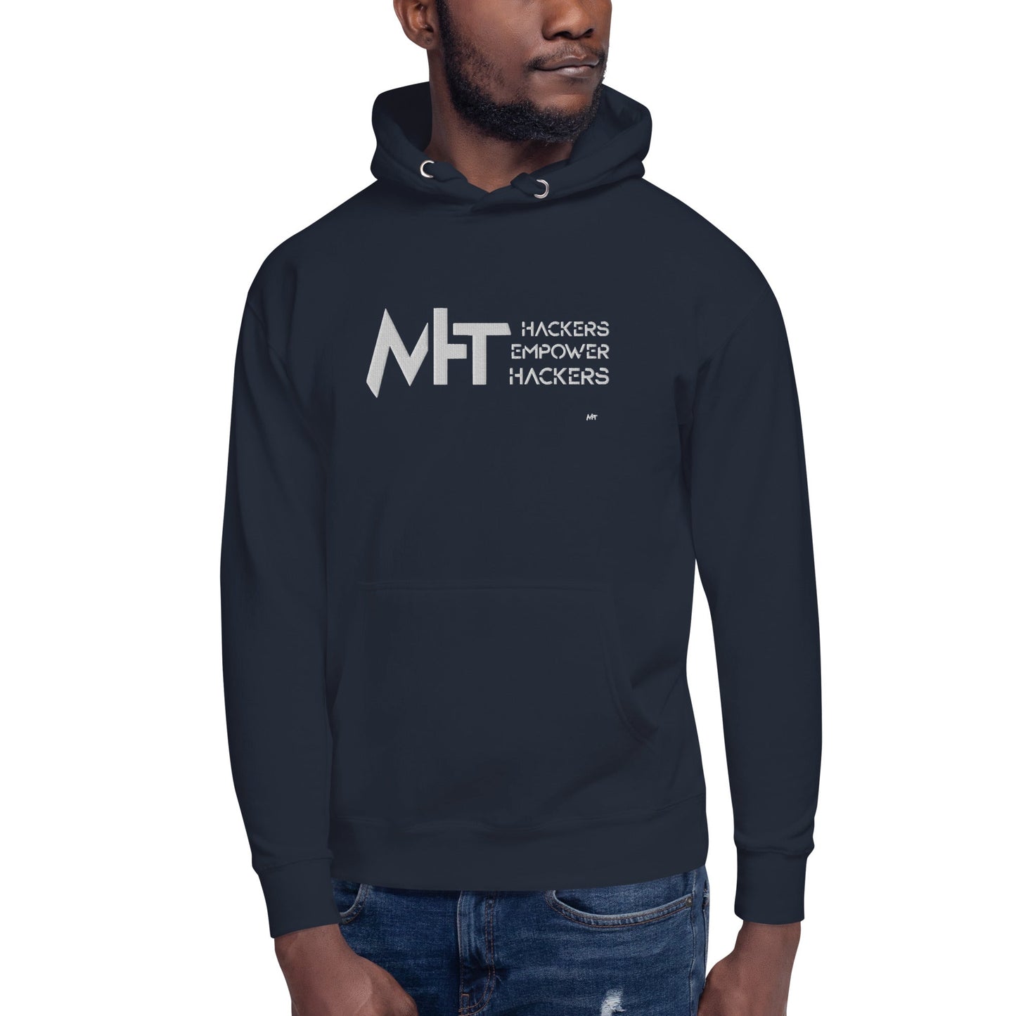 Hackers Empower Hackers - Unisex Hoodie (embroidered) by DarkByteGear
