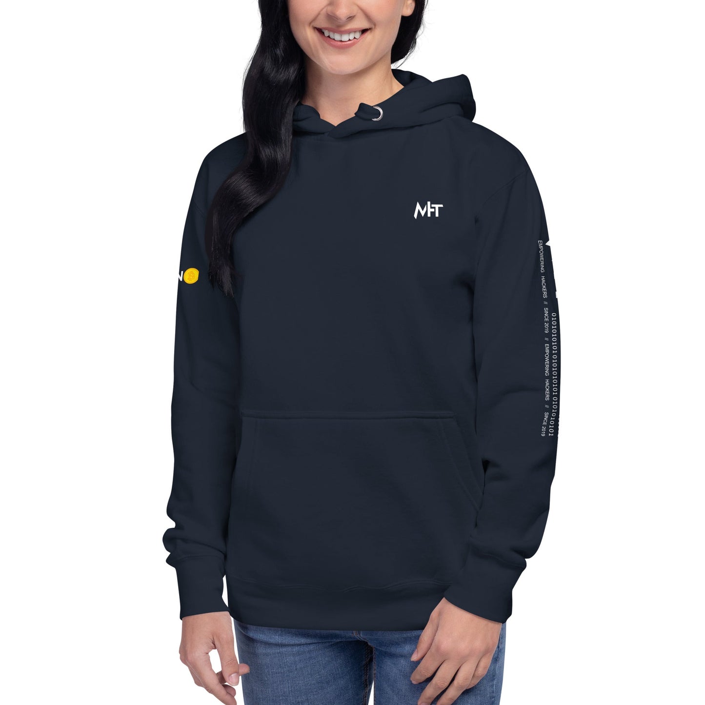 Plan B - Unisex Hoodie (Back Print) by DarkByteGear