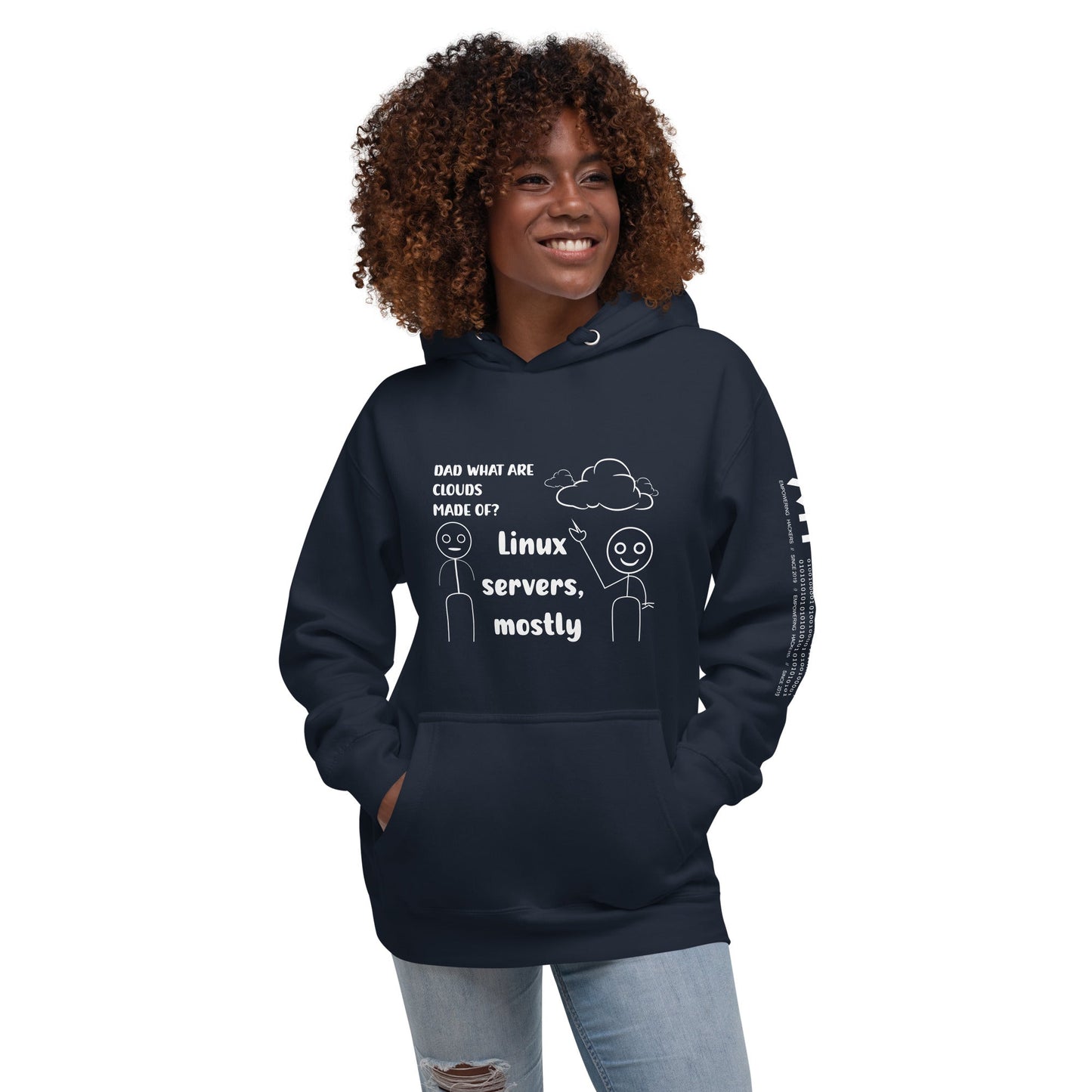Linux Servers Mostly - Unisex Hoodie by DarkByteGear