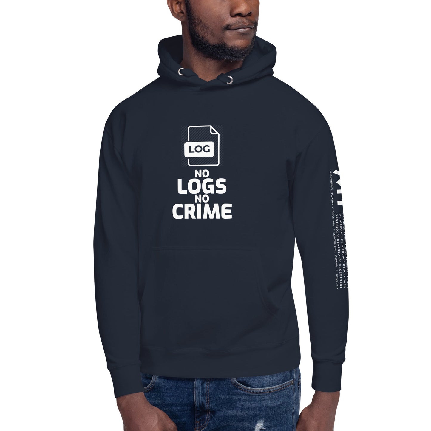 No logs no crime - Unisex Hoodie by DarkByteGear