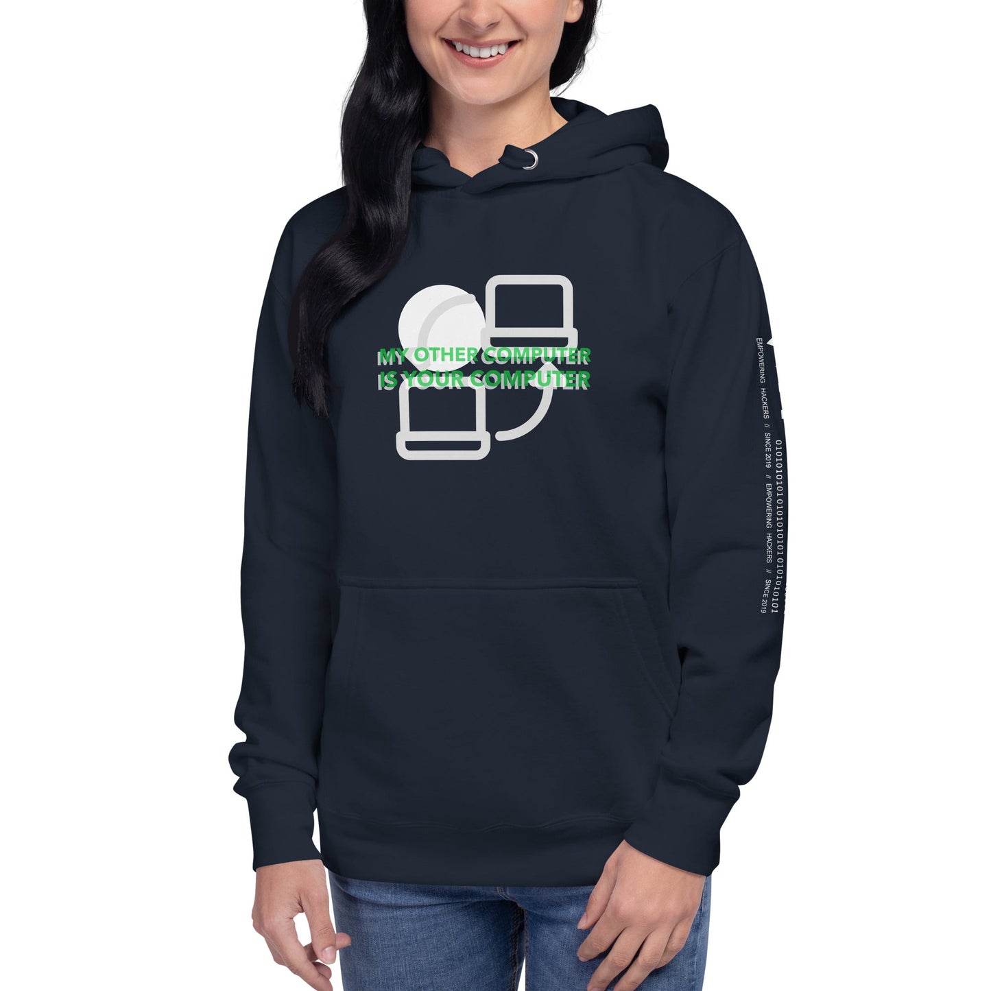 My other computer is your computer - Unisex Hoodie by DarkByteGear