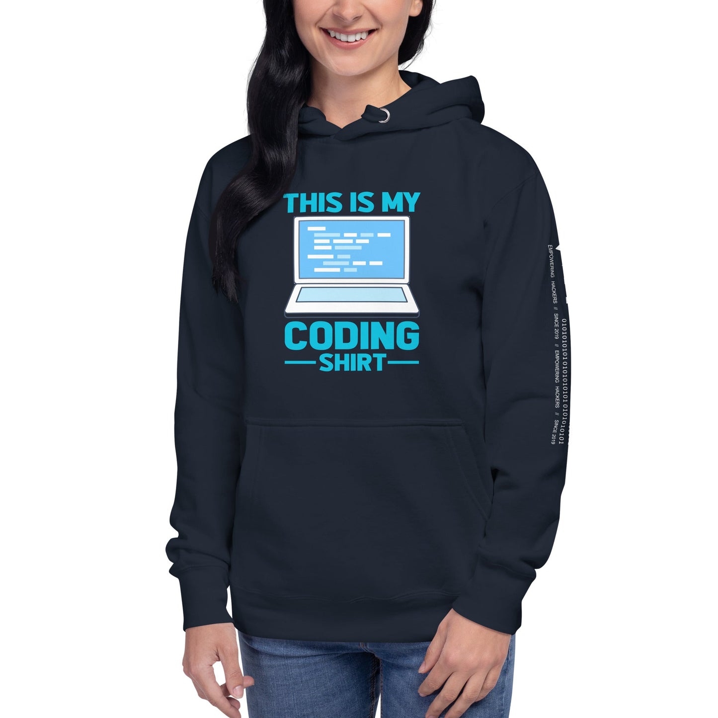 This is my coding shirt - Unisex Hoodie by DarkByteGear