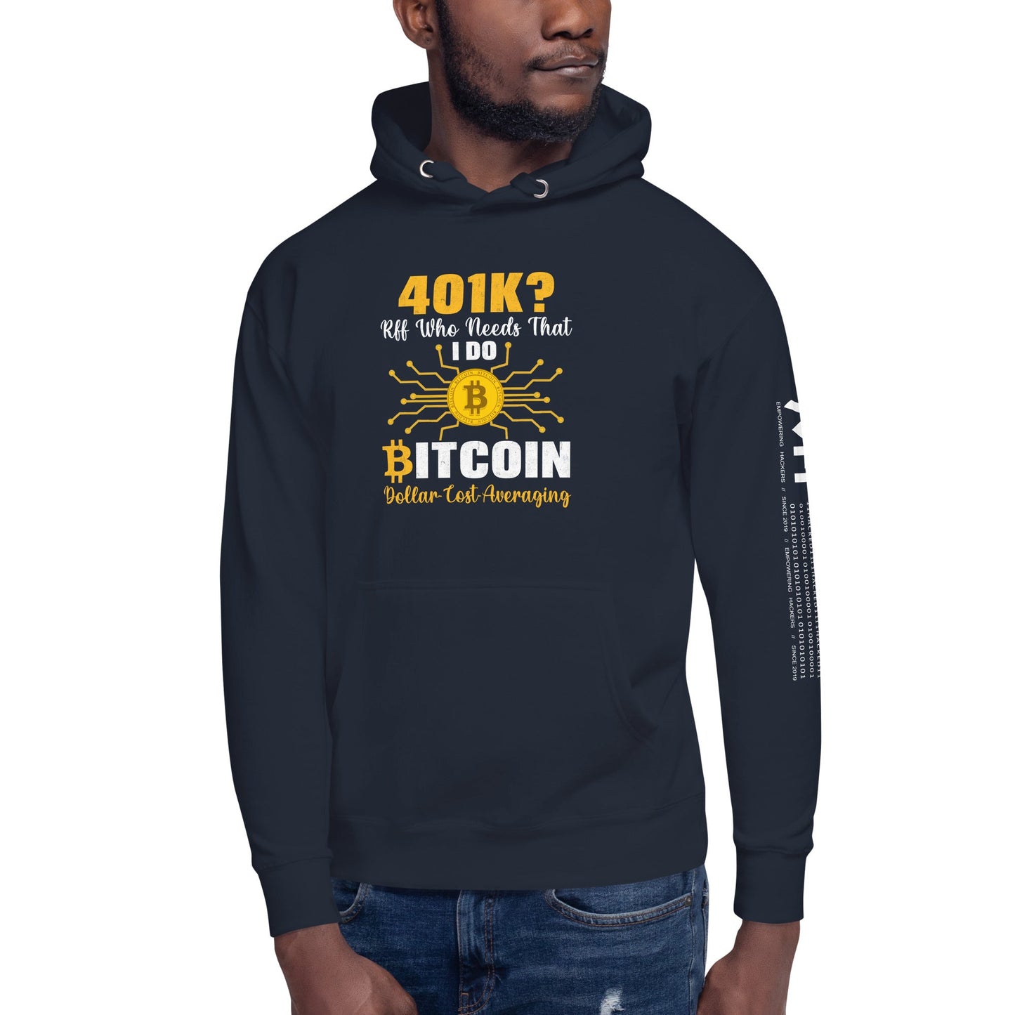 401K Bitcoin Unisex Hoodie by DarkByteGear