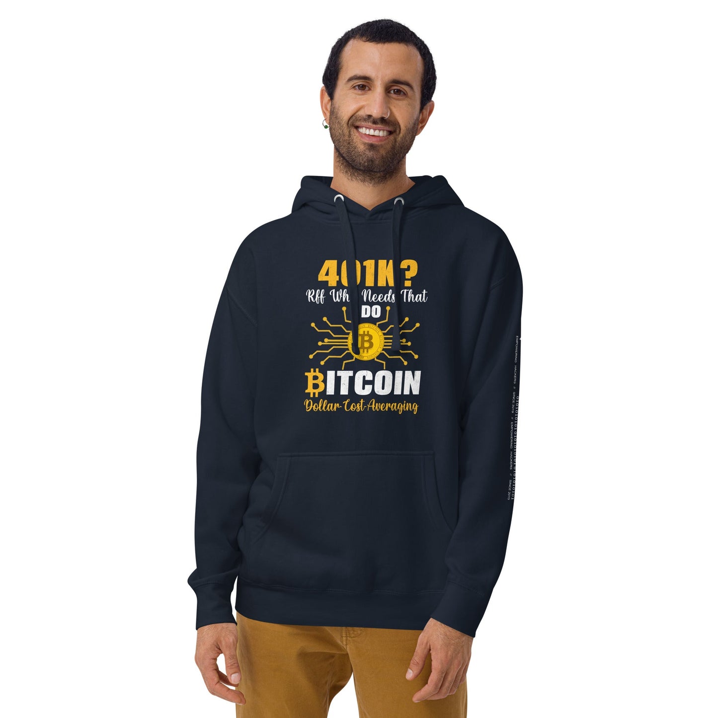 401K Bitcoin Unisex Hoodie by DarkByteGear