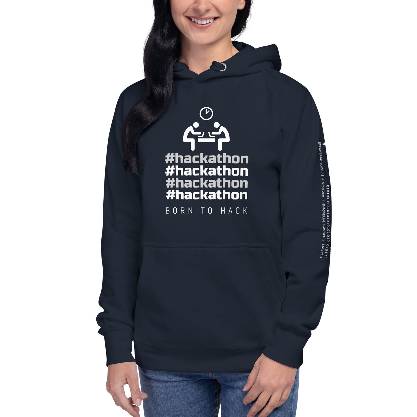 #hackathon - Unisex Hoodie by DarkByteGear