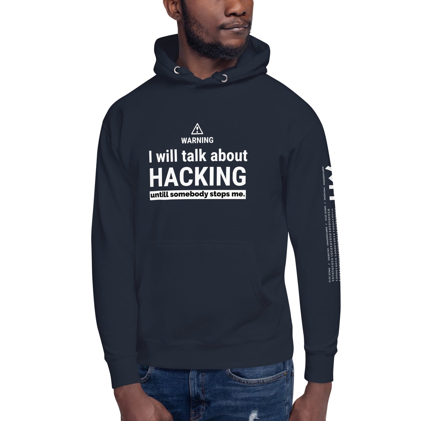 I will talk about HACKING - Unisex Hoodie by DarkByteGear