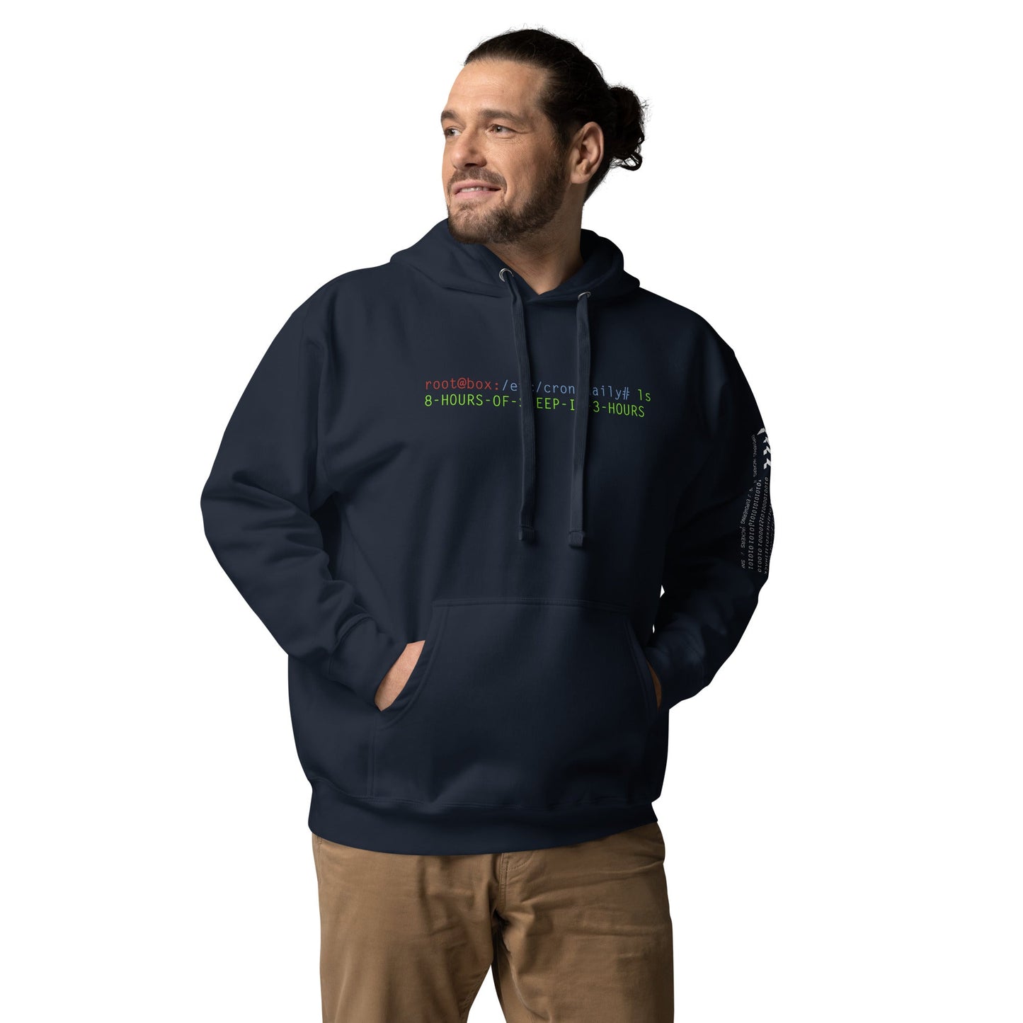 8 hours of sleep in 3 hours Unisex Hoodie by DarkByteGear