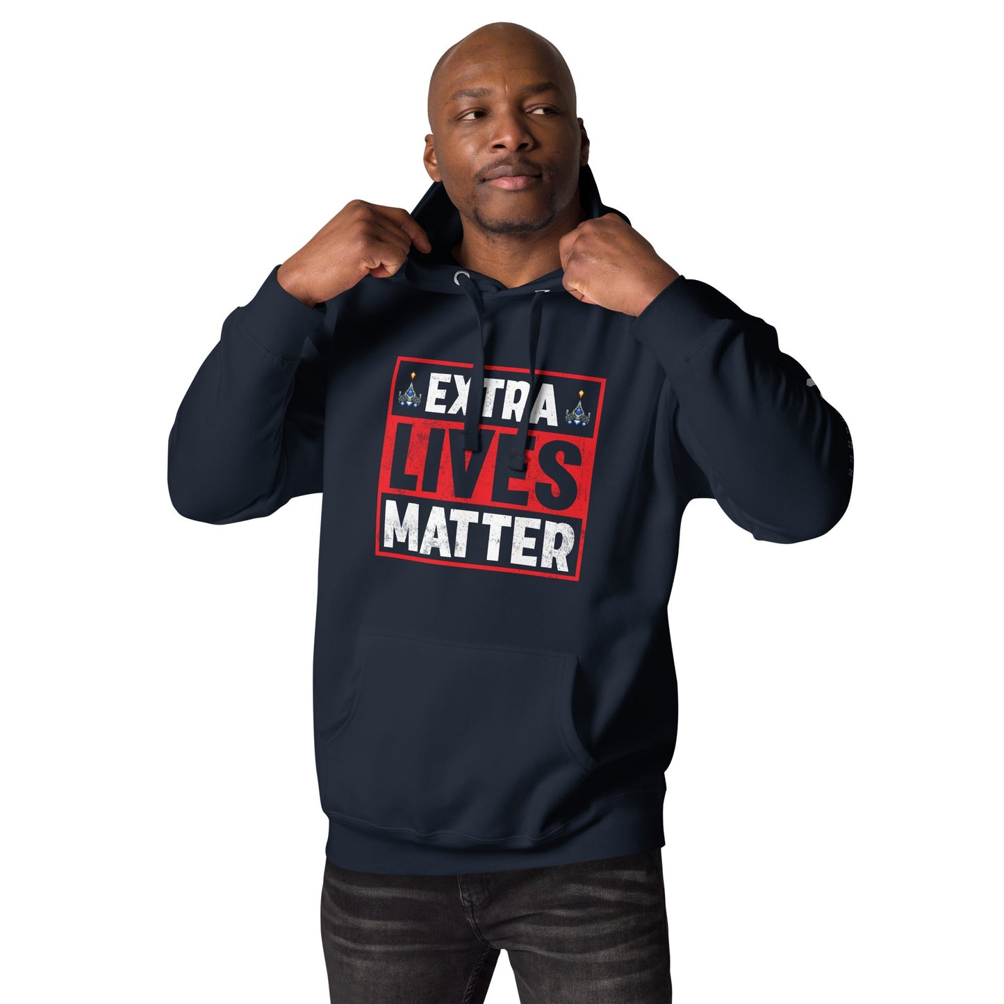 Extra Lives Matter Unisex Hoodie by DarkByteGear