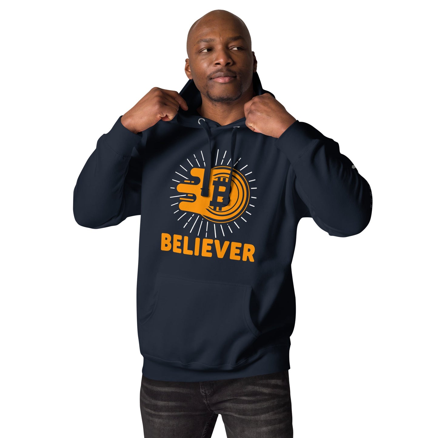 Bitcoin Believer Unisex Hoodie by DarkByteGear