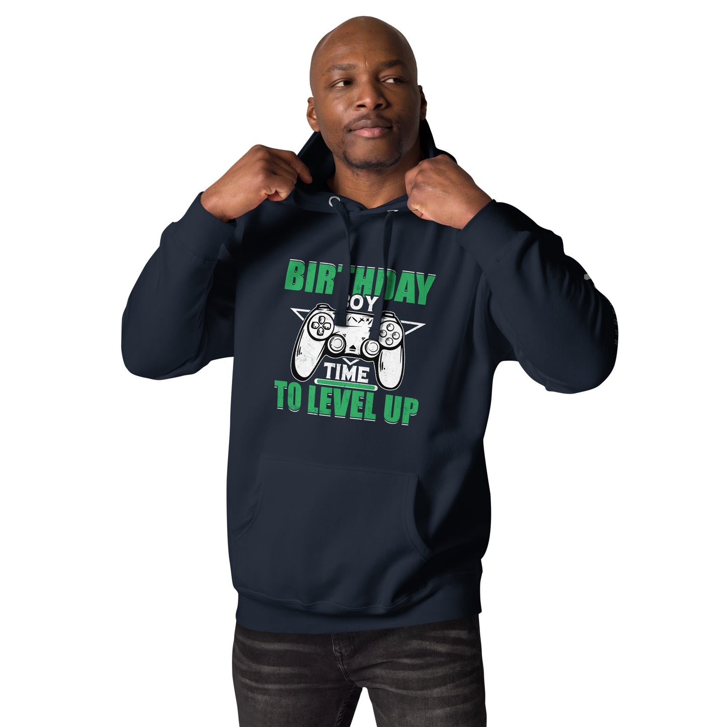 Birthday Boy Time to Level Up Unisex Hoodie by DarkByteGear