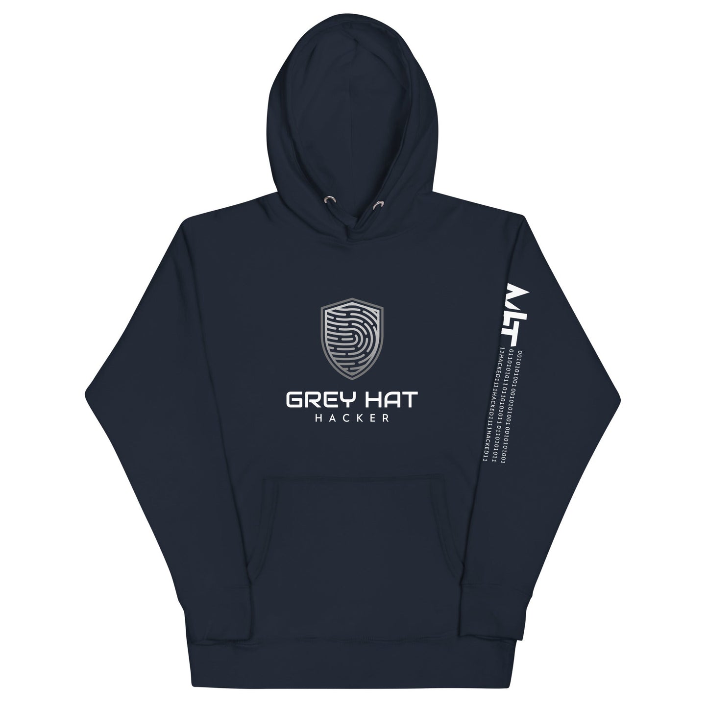 Grey Hat Hacker V2 - Unisex Hoodie by DarkByteGear