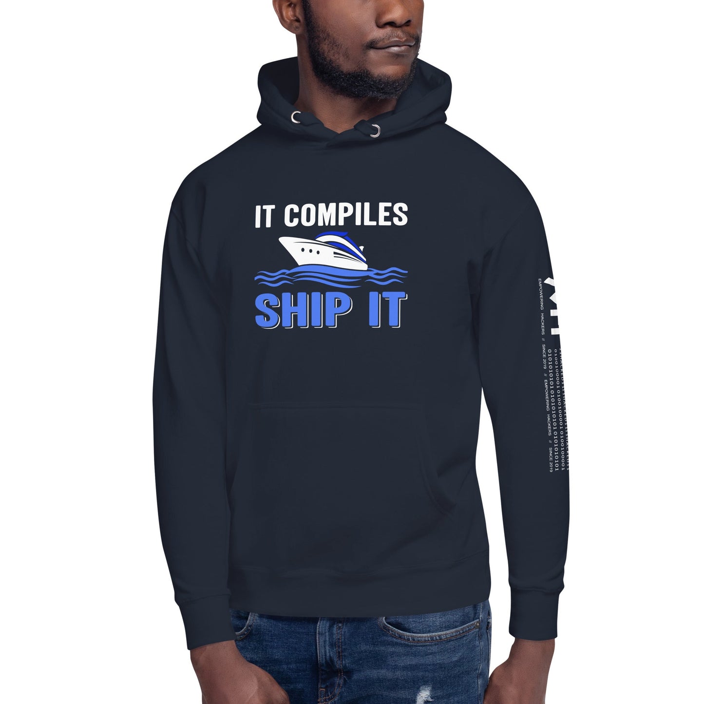It Compiles, Ship it Unisex Hoodie by DarkByteGear