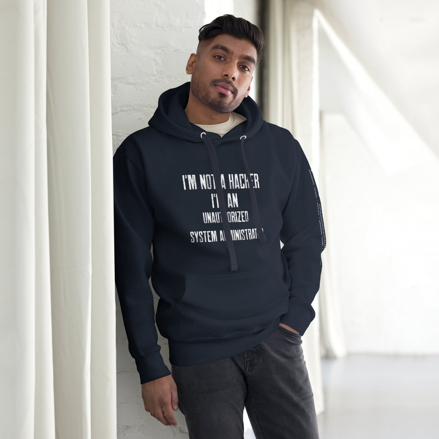 I am not a Hacker, I am an Authorized System Administrator - Unisex Hoodie by DarkByteGear