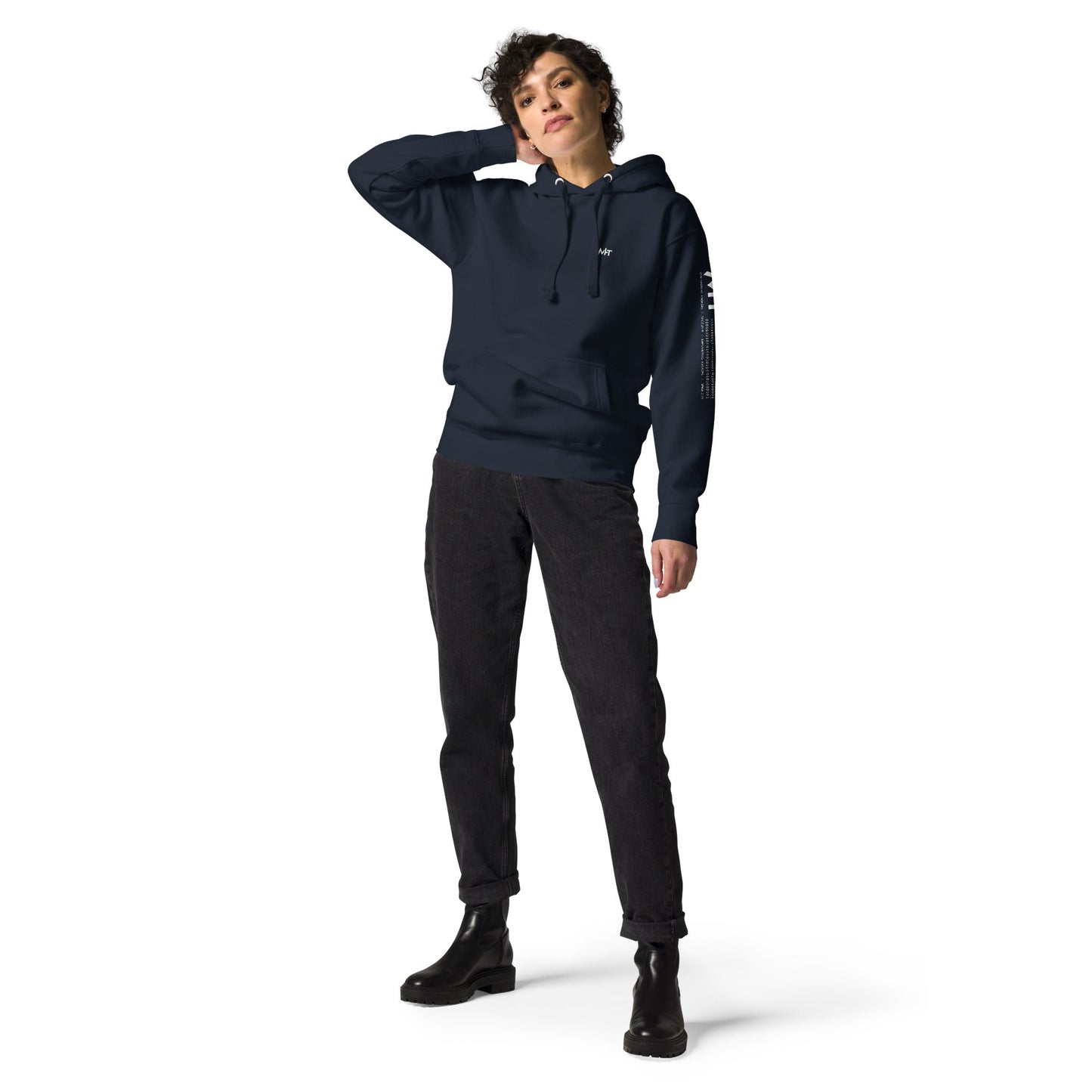 Your password is like a toothbrush V2 - Unisex Hoodie ( Back Print ) by DarkByteGear