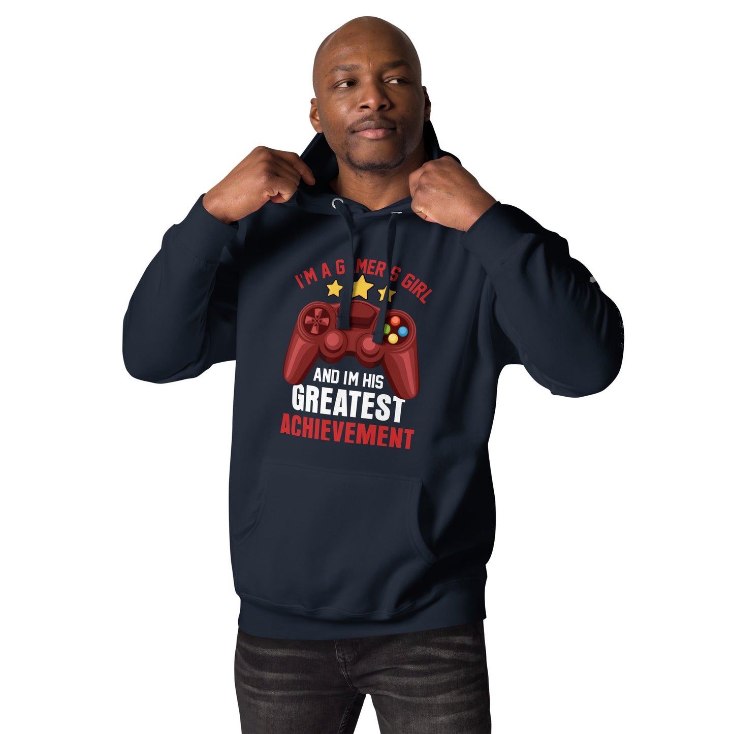 I am a Gamer's Girl, I am his Greatest Achievement - Unisex Hoodie by DarkByteGear
