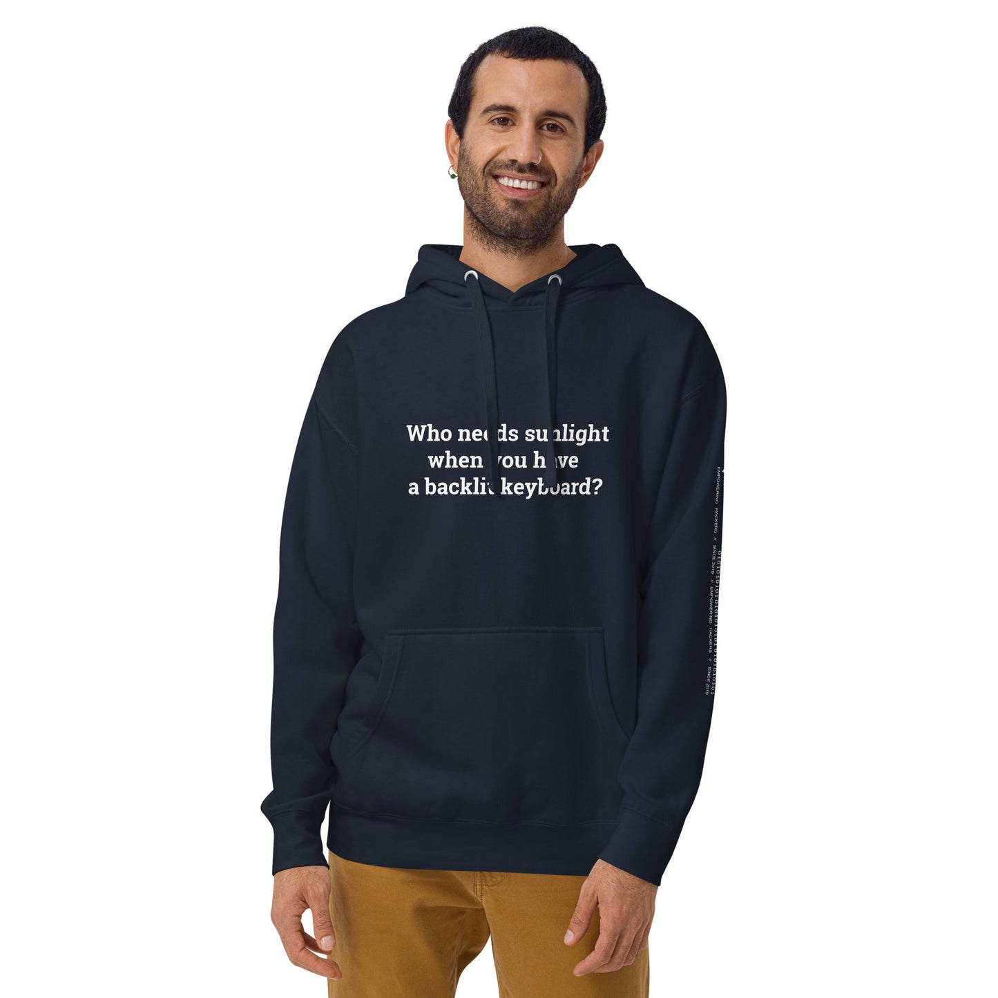 Who needs Sunlight? - Unisex Hoodie by DarkByteGear