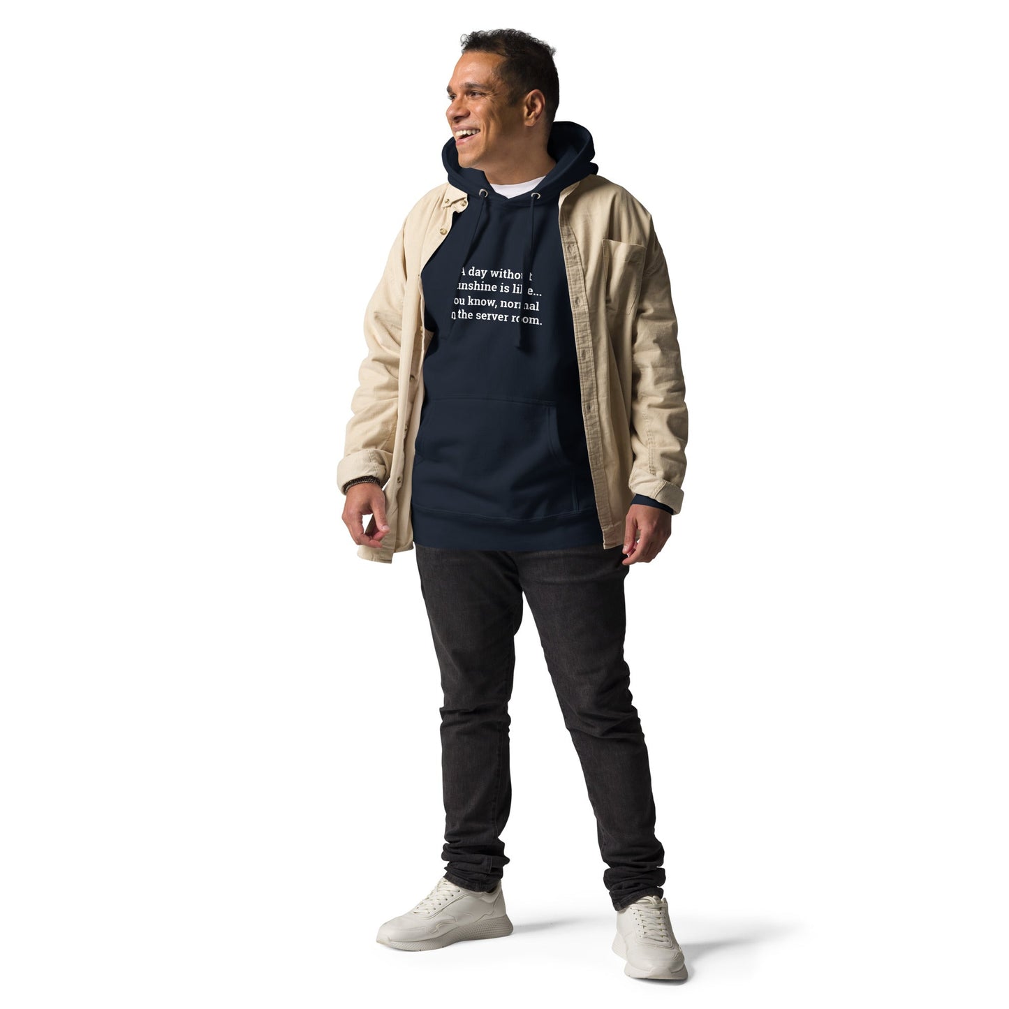 A day without sunshine is like you know, normal in the server room V2 - Unisex Hoodie by DarkByteGear